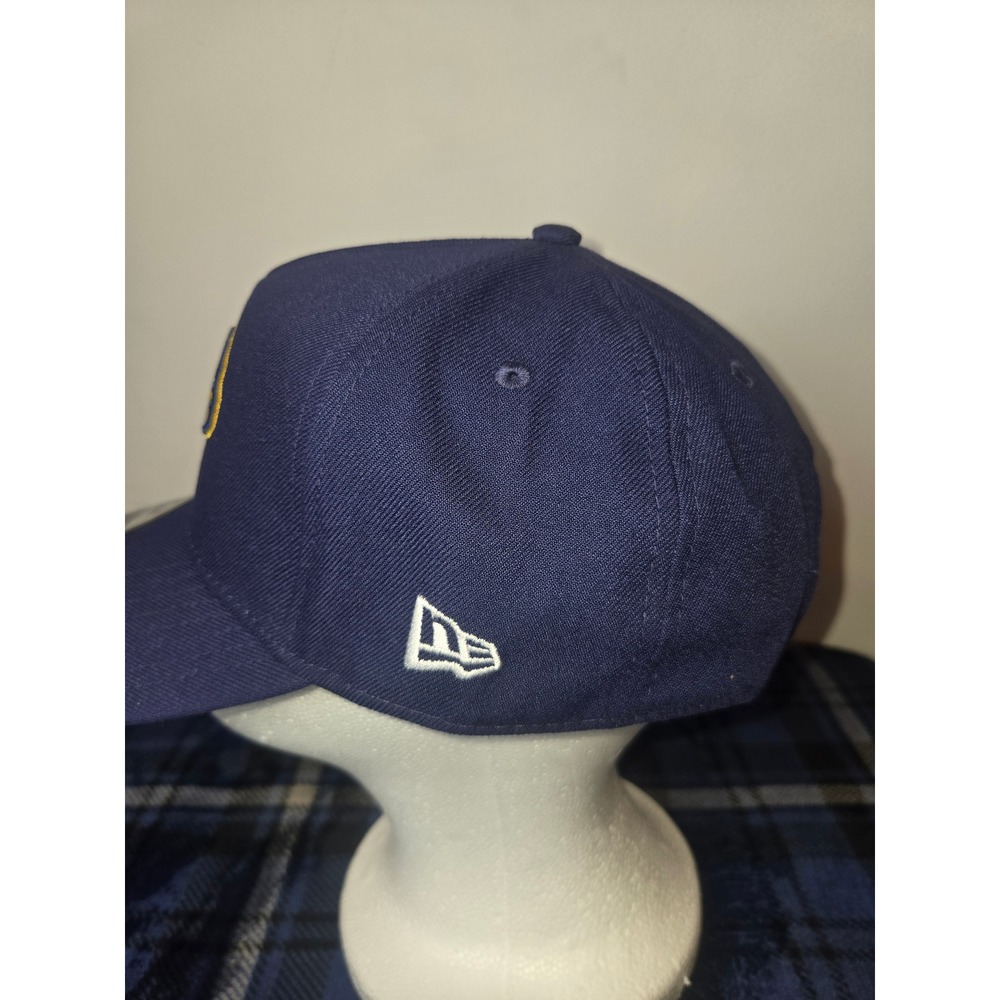 New Era A-Frame Nashville Predators NHL Snapback Hat Navy Blue OSFM - Picture 2 of 5